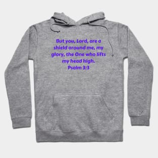 Bible Verse Psalm 3:3 Hoodie